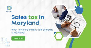sales tax in Maryland